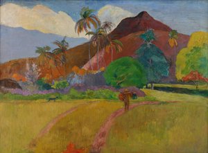 Tahitiska landskapet, 1891 av Paul Gauguin